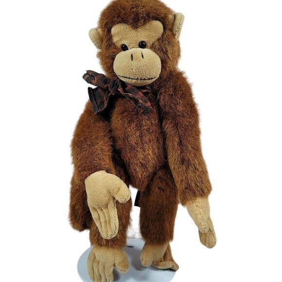 Vintage Boyds Bears Monkey Plush J B Bean Series 1998 Appx 11" Stuffed Animal - Picture 1 of 6